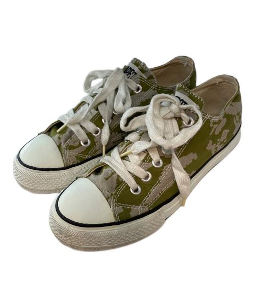 A BATHING APE（アベイシングエイプ）A BATHING APE (アベイシングエイプ) Bapesta REIGN SUPREME ローカットスニーカー オリーブ サイズ:6の古着・服飾アイテム