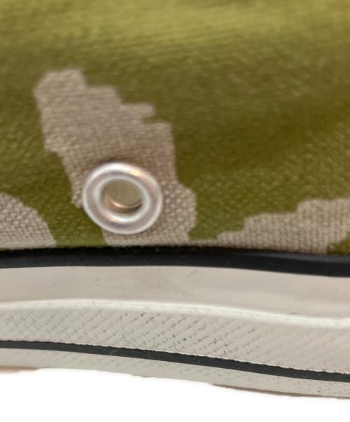 A BATHING APE（アベイシングエイプ）A BATHING APE (アベイシングエイプ) Bapesta REIGN SUPREME ローカットスニーカー オリーブ サイズ:6の古着・服飾アイテム