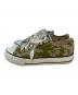 A BATHING APE (アベイシングエイプ) Bapesta REIGN SUPREME ローカットスニーカー オリーブ サイズ:6：5000円