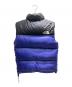 THE NORTH FACE (ザ ノース フェイス) ダウンベスト ブラック×ブルー サイズ:M：8000円