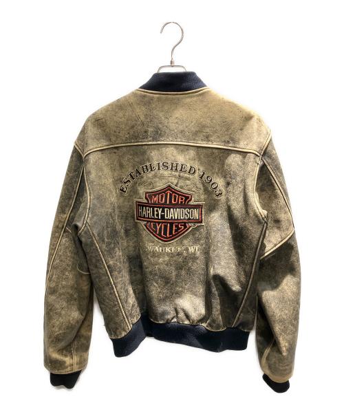 HARLEY-DAVIDSON（ハーレーダビッドソン）HARLEY-DAVIDSON (ハーレーダビッドソン) ボンバージャケット カーキ サイズ:Mの古着・服飾アイテム