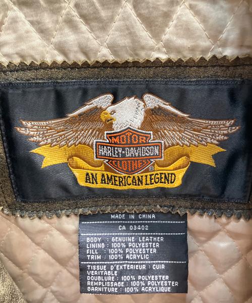 HARLEY-DAVIDSON（ハーレーダビッドソン）HARLEY-DAVIDSON (ハーレーダビッドソン) ボンバージャケット カーキ サイズ:Mの古着・服飾アイテム