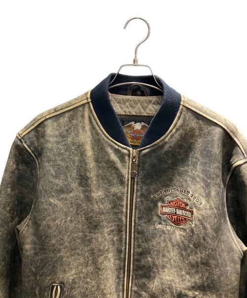 HARLEY-DAVIDSON（ハーレーダビッドソン）HARLEY-DAVIDSON (ハーレーダビッドソン) ボンバージャケット カーキ サイズ:Mの古着・服飾アイテム