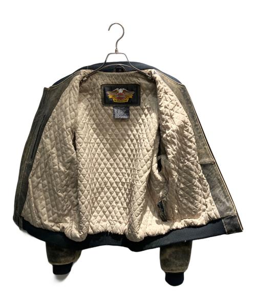 HARLEY-DAVIDSON（ハーレーダビッドソン）HARLEY-DAVIDSON (ハーレーダビッドソン) ボンバージャケット カーキ サイズ:Mの古着・服飾アイテム
