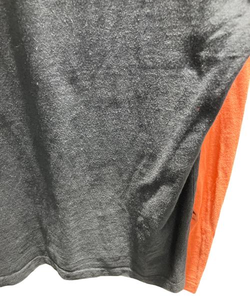 HARLEY-DAVIDSON（ハーレーダビッドソン）HARLEY-DAVIDSON (ハーレーダビッドソン) USA製 長袖カットソー ブラック×オレンジ サイズ:Lの古着・服飾アイテム