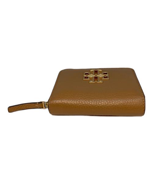 TORY BURCH（トリーバーチ）TORY BURCH (トリーバーチ) BRITTEN BIFOLD WALLET 2つ折り財布 ベージュの古着・服飾アイテム
