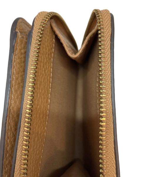 TORY BURCH（トリーバーチ）TORY BURCH (トリーバーチ) BRITTEN BIFOLD WALLET 2つ折り財布 ベージュの古着・服飾アイテム