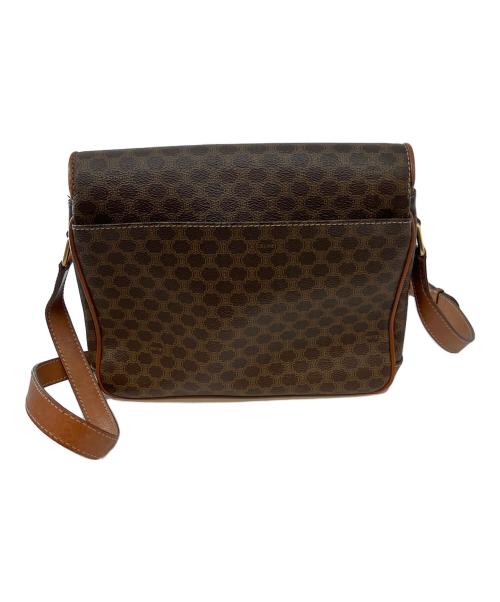CELINE（セリーヌ）CELINE (セリーヌ) マカダム ショルダーバッグ ブラウンの古着・服飾アイテム