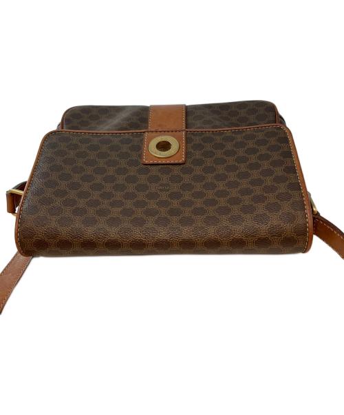 CELINE（セリーヌ）CELINE (セリーヌ) マカダム ショルダーバッグ ブラウンの古着・服飾アイテム