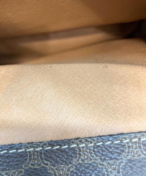 CELINE（セリーヌ）CELINE (セリーヌ) マカダム ショルダーバッグ ブラウンの古着・服飾アイテム