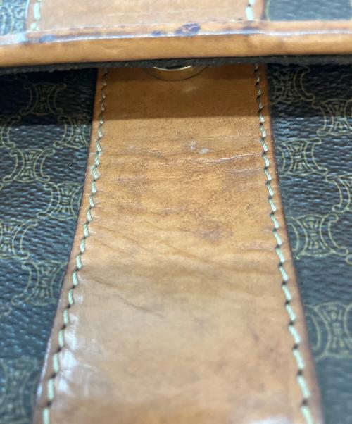 CELINE（セリーヌ）CELINE (セリーヌ) マカダム ショルダーバッグ ブラウンの古着・服飾アイテム