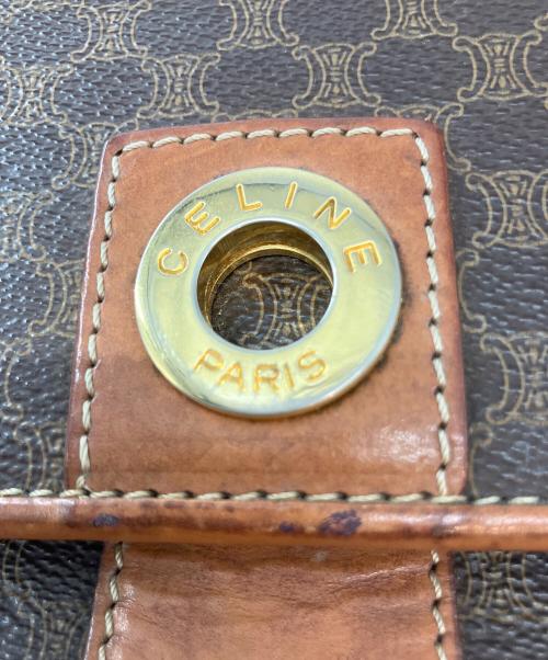 CELINE（セリーヌ）CELINE (セリーヌ) マカダム ショルダーバッグ ブラウンの古着・服飾アイテム