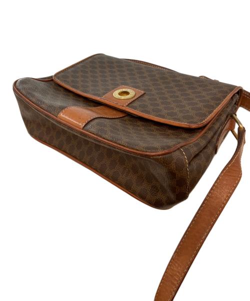 CELINE（セリーヌ）CELINE (セリーヌ) マカダム ショルダーバッグ ブラウンの古着・服飾アイテム