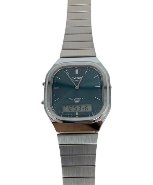 CASIO（カシオ）CASIO (カシオ) クォーツ SSブレスレット 5154 デジアナウォッチ ブルーの古着・服飾アイテム