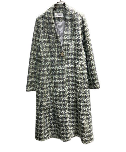 Lily Brown（リリーブラウン）Lily Brown (リリーブラウン) コート グレー×グリーン サイズ:SIZE　2の古着・服飾アイテム