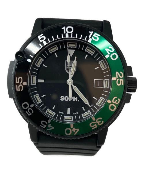 SOPH.（ソフ）SOPH. (ソフ) LUMINOX (ルミノックス) SERIES 3001 クォーツ ラバーベルト 124/300 腕時計 ブラックの古着・服飾アイテム
