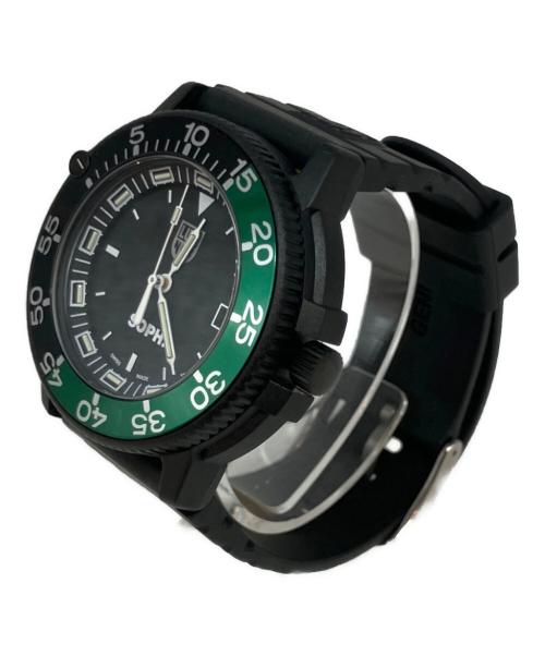 SOPH.（ソフ）SOPH. (ソフ) LUMINOX (ルミノックス) SERIES 3001 クォーツ ラバーベルト 124/300 腕時計 ブラックの古着・服飾アイテム