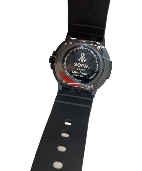 SOPH.（ソフ）SOPH. (ソフ) LUMINOX (ルミノックス) SERIES 3001 クォーツ ラバーベルト 124/300 腕時計 ブラックの古着・服飾アイテム