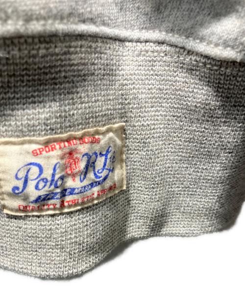 POLO RALPH LAUREN（ポロ・ラルフローレン）POLO RALPH LAUREN (ポロ・ラルフローレン) フード後付けパーカー グレー サイズ:Mの古着・服飾アイテム