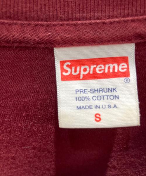 SUPREME（シュプリーム）SUPREME (シュプリーム) Face Tee 21FW 半袖カットソー ボルドー サイズ:Sの古着・服飾アイテム
