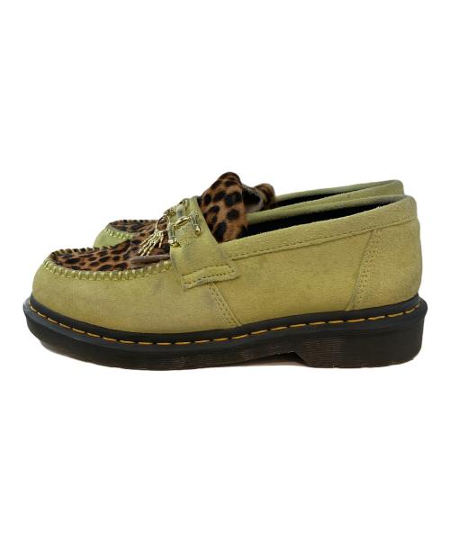 Dr.Martens（ドクターマーチン）Dr.Martens (ドクターマーチン) ADRIAN BONE SNAFFLE ローファー ライムグリーン サイズ:UK8の古着・服飾アイテム