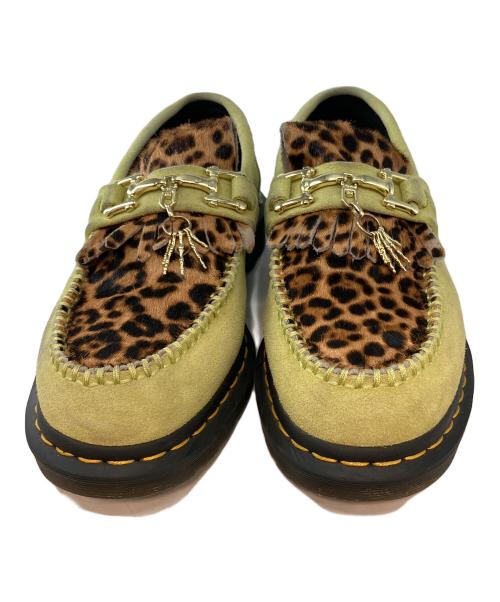 Dr.Martens（ドクターマーチン）Dr.Martens (ドクターマーチン) ADRIAN BONE SNAFFLE ローファー ライムグリーン サイズ:UK8の古着・服飾アイテム