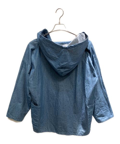 Newlyn Smock（ニューリン スモック）Newlyn Smock (ニューリン スモック) イギリス製 デニムパーカー ブルー サイズ:Mの古着・服飾アイテム
