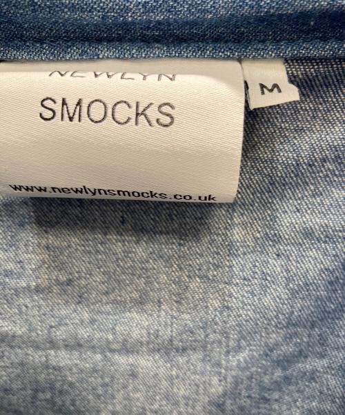Newlyn Smock（ニューリン スモック）Newlyn Smock (ニューリン スモック) イギリス製 デニムパーカー ブルー サイズ:Mの古着・服飾アイテム
