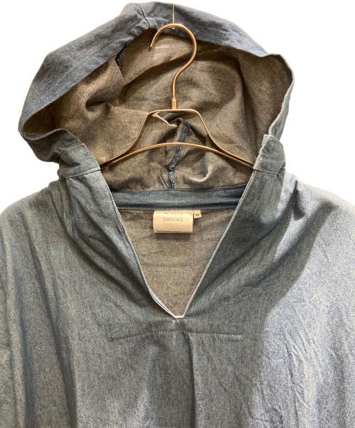 Newlyn Smock（ニューリン スモック）Newlyn Smock (ニューリン スモック) イギリス製 デニムパーカー ブルー サイズ:Mの古着・服飾アイテム