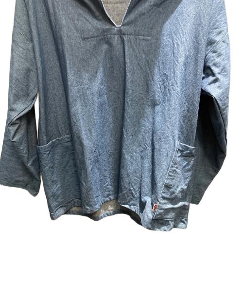 Newlyn Smock（ニューリン スモック）Newlyn Smock (ニューリン スモック) イギリス製 デニムパーカー ブルー サイズ:Mの古着・服飾アイテム