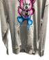 中古・古着 Hysteric Glamour (ヒステリックグラマー) GRAFFITI BEAR PT PARKA プルオーバーパーカー グレー サイズ:M：9000円