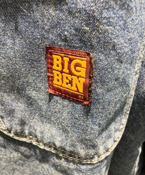 BIG BEN（ビックベン）BIG BEN (ビックベン) 裏地ブランケット USA製 80sデニムカバーオール インディゴ サイズ:52の古着・服飾アイテム