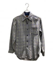 PENDLETON（ペンドルトン）の古着「USA製 千鳥格子 長袖シャツ」｜ネイビー