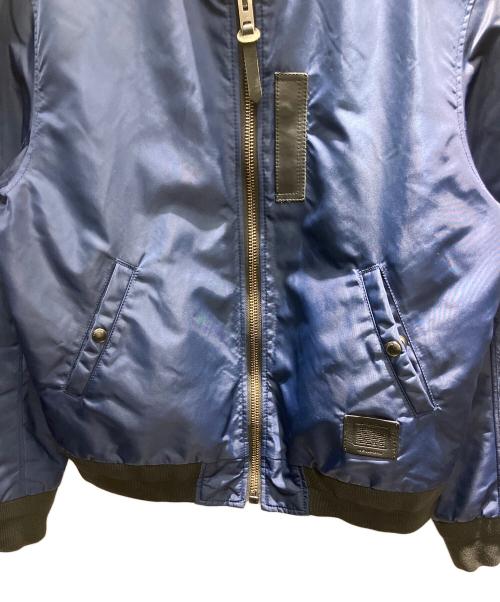COACH（コーチ）COACH (コーチ) フライトジャケット ネイビー サイズ:Lの古着・服飾アイテム