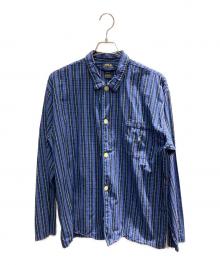 POLO RALPH LAUREN（ポロ・ラルフローレン）の古着「スリーピングシャツ 長袖シャツ」｜ネイビー