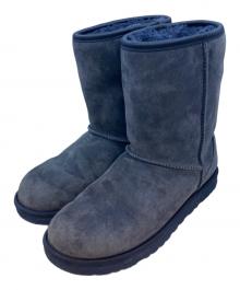 UGG（アグ）の古着「クリスタルボウムートンブーツ」｜ネイビー