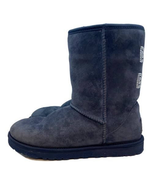 UGG（アグ）UGG (アグ) クリスタルボウムートンブーツ ネイビー サイズ:24cmの古着・服飾アイテム