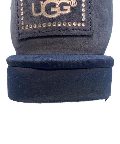 UGG（アグ）UGG (アグ) クリスタルボウムートンブーツ ネイビー サイズ:24cmの古着・服飾アイテム