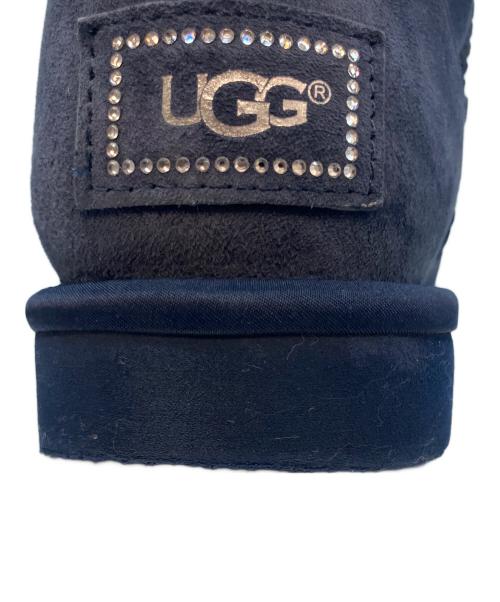 UGG（アグ）UGG (アグ) クリスタルボウムートンブーツ ネイビー サイズ:24cmの古着・服飾アイテム