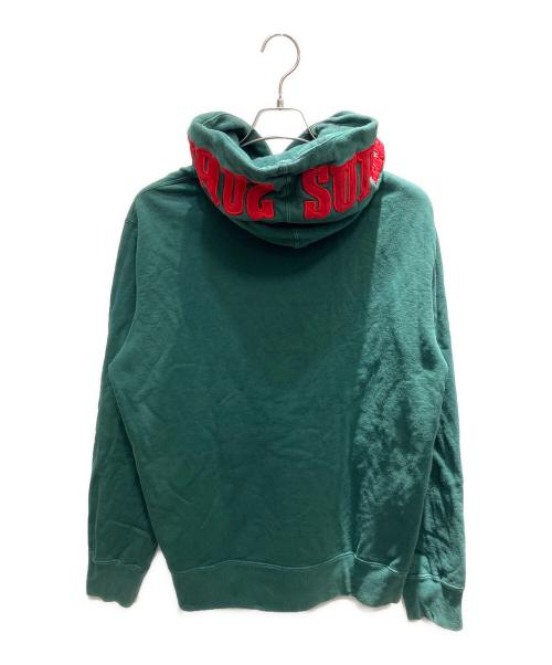 SUPREME（シュプリーム）SUPREME (シュプリーム) Mirrored Logo Hooded Sweatshirt 19AW プルオーバーパーカー グリーン サイズ:Mの古着・服飾アイテム