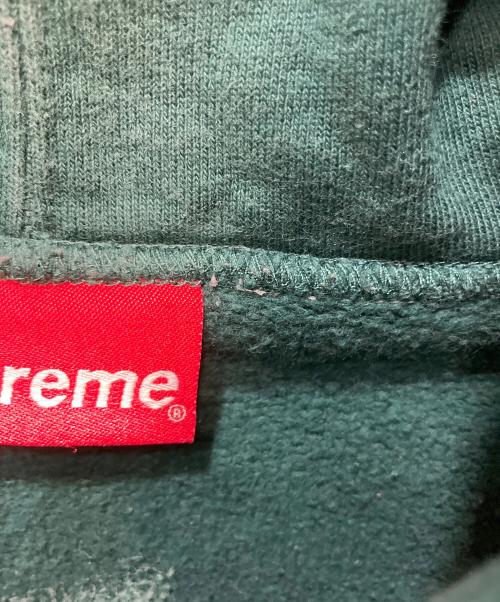 SUPREME（シュプリーム）SUPREME (シュプリーム) Mirrored Logo Hooded Sweatshirt 19AW プルオーバーパーカー グリーン サイズ:Mの古着・服飾アイテム
