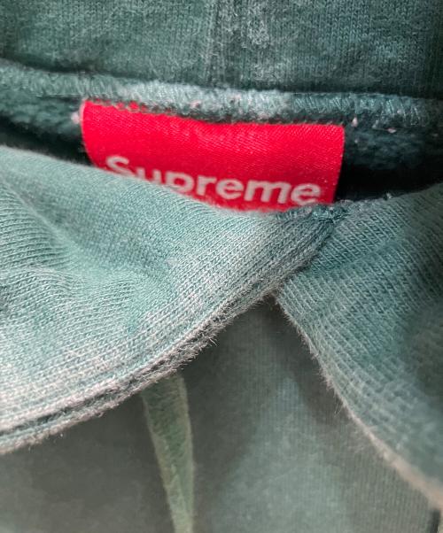 SUPREME（シュプリーム）SUPREME (シュプリーム) Mirrored Logo Hooded Sweatshirt 19AW プルオーバーパーカー グリーン サイズ:Mの古着・服飾アイテム