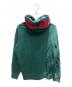 SUPREME (シュプリーム) Mirrored Logo Hooded Sweatshirt 19AW プルオーバーパーカー グリーン サイズ:M：14000円