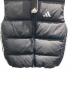 中古・古着 adidas (アディダス) エッセンシャルズ クライマウォーム スリーストライプス パファー ダウン ベスト ダウンベスト ブラック サイズ:M：8000円