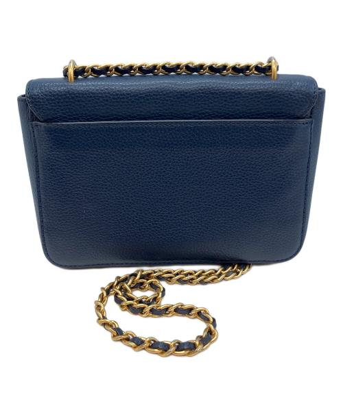 TORY BURCH（トリーバーチ）TORY BURCH (トリーバーチ) 2020年モデル チェーンショルダーバッグ ブルーの古着・服飾アイテム