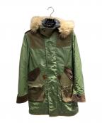 COMME des GARCONS JUNYA WATANABE MANコムデギャルソンジュンヤワタナベマン）の古着「14AW ライナー付モッズコート」｜グリーン