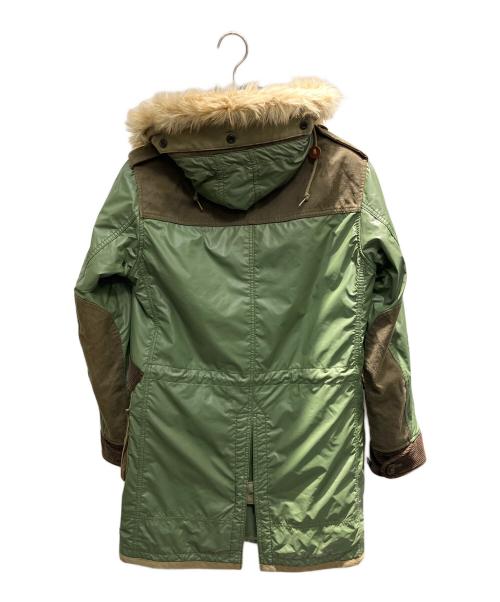 COMME des GARCONS JUNYA WATANABE MAN（コムデギャルソンジュンヤワタナベマン）COMME des GARCONS JUNYA WATANABE MAN (コム デ ギャルソン ジュンヤ ワタナベ マン) 14AW ライナー付モッズコート グリーン サイズ:XSの古着・服飾アイテム