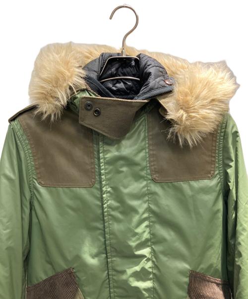 COMME des GARCONS JUNYA WATANABE MAN（コムデギャルソンジュンヤワタナベマン）COMME des GARCONS JUNYA WATANABE MAN (コム デ ギャルソン ジュンヤ ワタナベ マン) 14AW ライナー付モッズコート グリーン サイズ:XSの古着・服飾アイテム