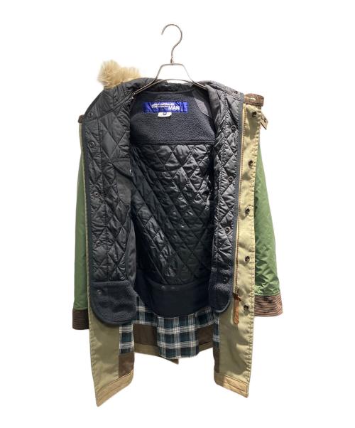 COMME des GARCONS JUNYA WATANABE MAN（コムデギャルソンジュンヤワタナベマン）COMME des GARCONS JUNYA WATANABE MAN (コム デ ギャルソン ジュンヤ ワタナベ マン) 14AW ライナー付モッズコート グリーン サイズ:XSの古着・服飾アイテム