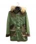 COMME des GARCONS JUNYA WATANABE MAN（コム デ ギャルソン ジュンヤ ワタナベ マン）の古着「14AW ライナー付モッズコート」｜グリーン